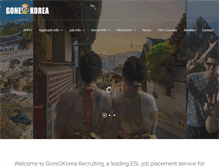 Tablet Screenshot of gone2korea.com